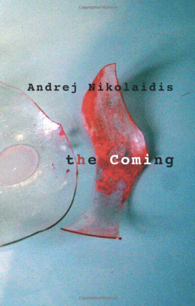 The Coming, novel by Andrej Nikolaidis, Istros Books 2012, 127 pages, ISBN: 978-1908236036
